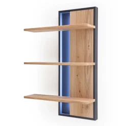 Massivholz Wohnwand Möbel Set - Assela (dreiteilig)