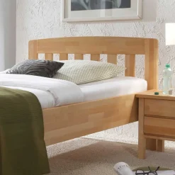 Massivholzbett Francisca aus Kernbuche