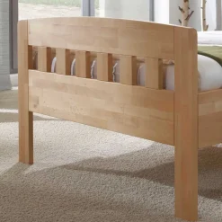 Massivholzbett Francisca aus Kernbuche