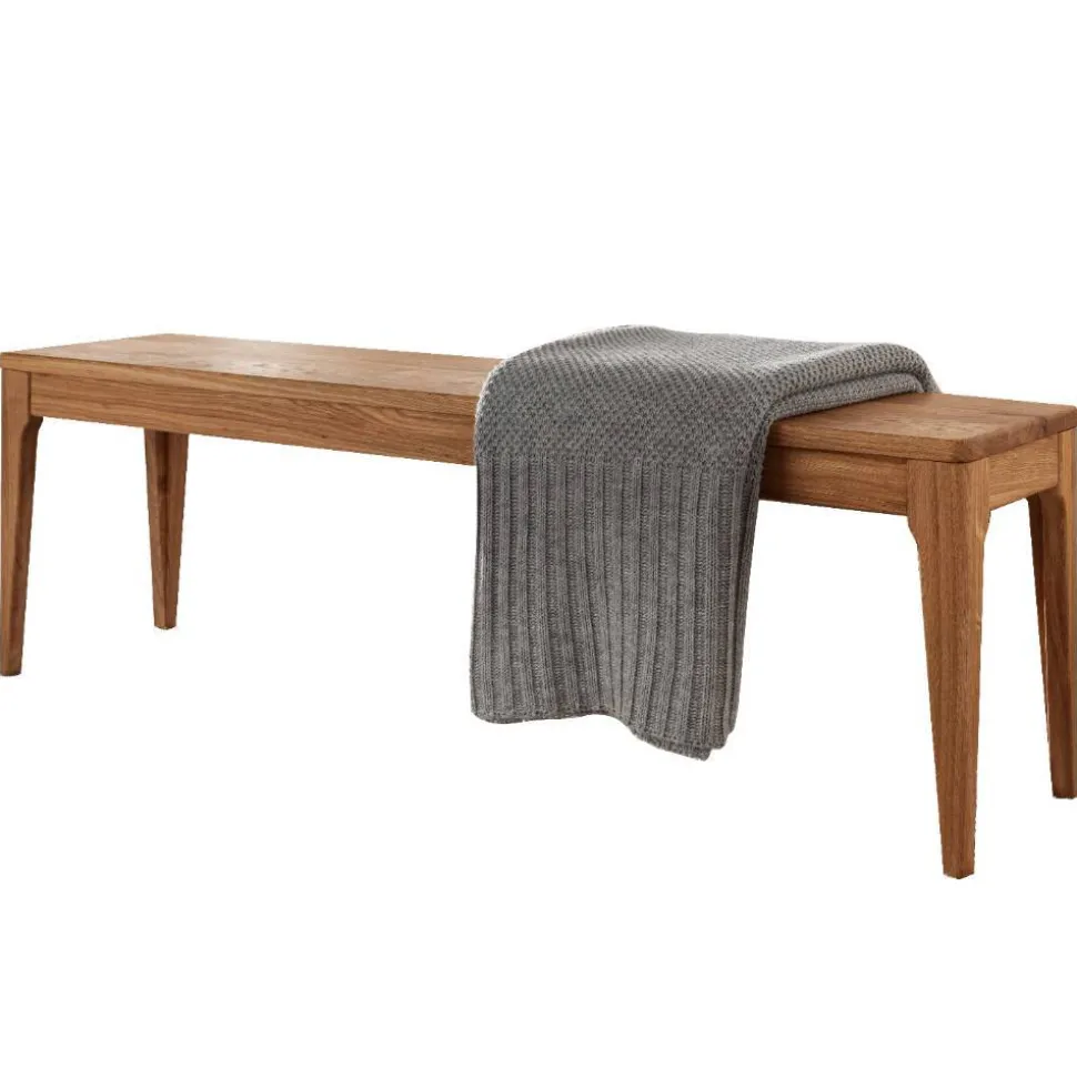 Massivholz-Bettbank aus Wildeiche - Babahira