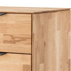 Massivholz-Hochkommode - parkettverleimt - Kassanda