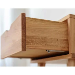 Massivholz-Nachtkommode mit Schublade - Fabijola