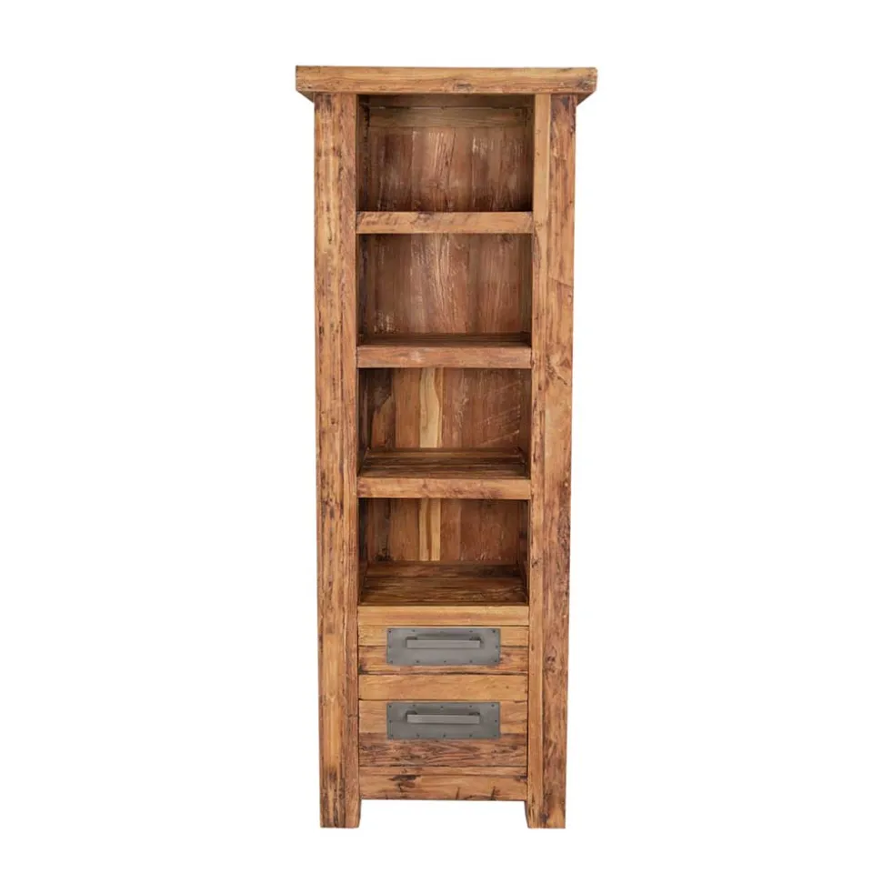 Massivholzregal Ragista aus Teak Recyclingholz