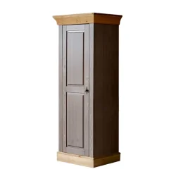 Massivholzschrank Cempino in Grau