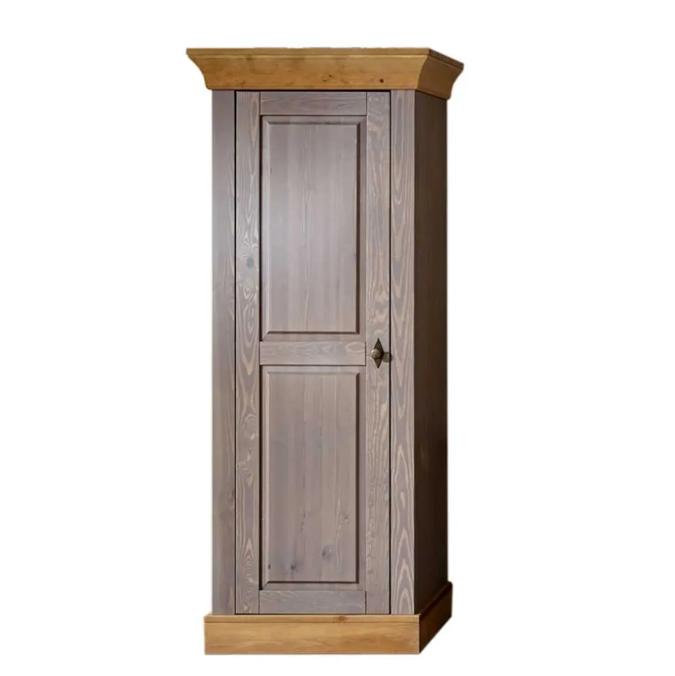 Massivholzschrank Cempino in Grau