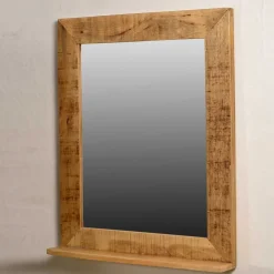 Massivholzspiegel Indri aus Mangobaum