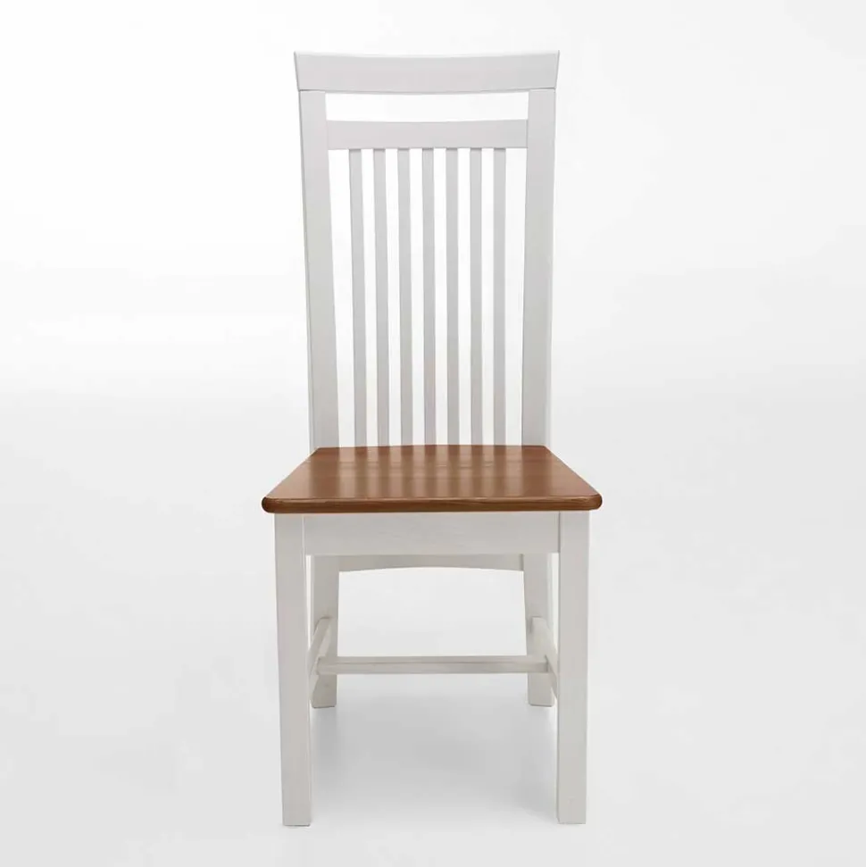 Massivholzstuhl Criasso im Landhausstil (2er Set)