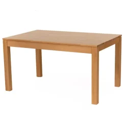 Massivholztisch mit 1 oder 2 Einlegeplatten Zanima aus lackierter Kernbuche