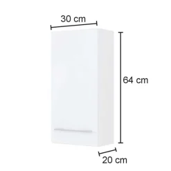 Möbel Badeinrichtung in Wildeichefarben - Lemnas (fünfteilig)
