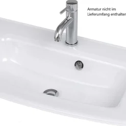 Möbel fürs Badezimmer zweifarbig - Larutta (dreiteilig)