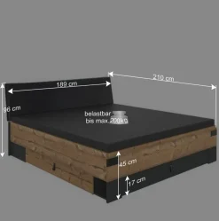 Möbel fürs Schlafzimmer Komplettset - Ardila (vierteilig)