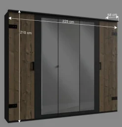 Möbel fürs Schlafzimmer Komplettset - Ardila (vierteilig)