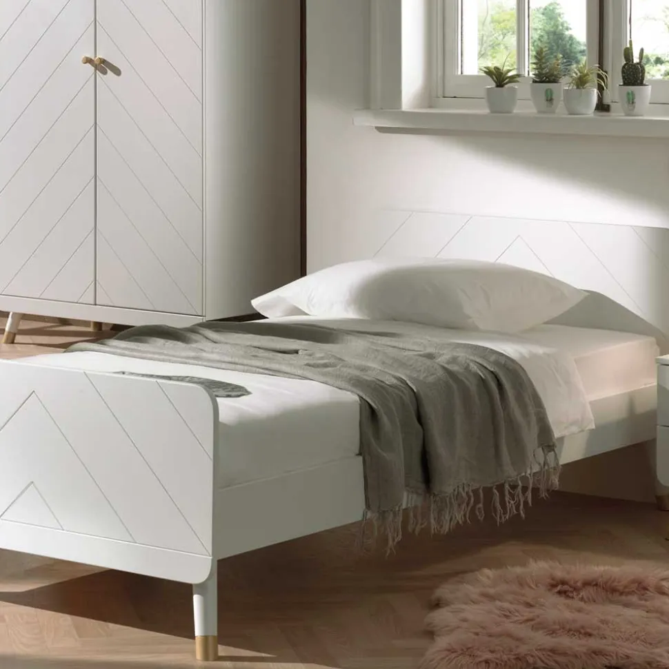 Möbel Jugendzimmer in Weiß - Zimventa (dreiteilig)