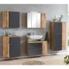 Möbel Kombination fürs Bad zweifarbig - Jambi (fünfteilig)