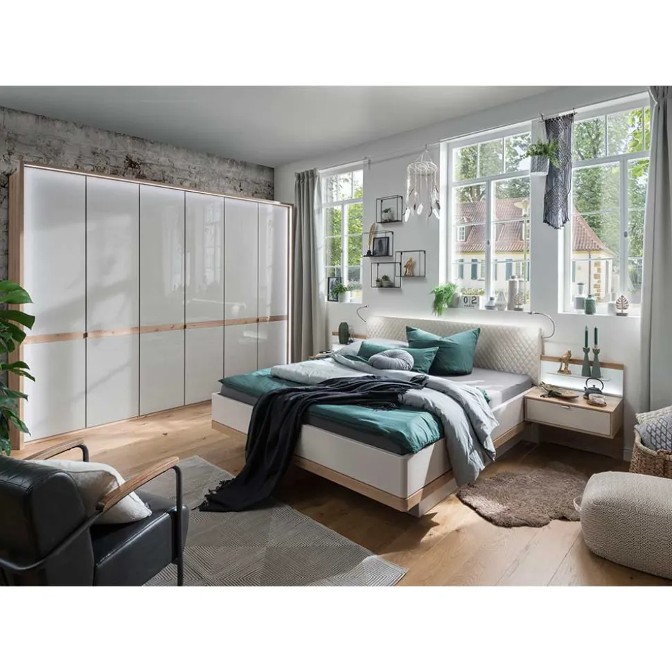 Möbel Schlafzimmer Set modern - Crascanu (vierteilig)