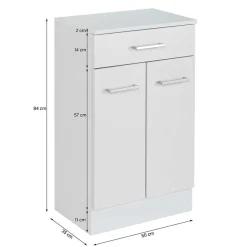 Möbel Set aus Bad Serie in Grün - Loenixa (vierteilig)