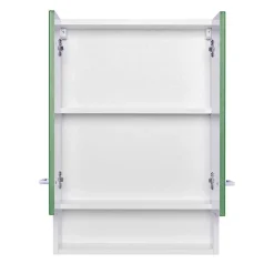 Möbel Set aus Bad Serie in Grün - Loenixa (vierteilig)