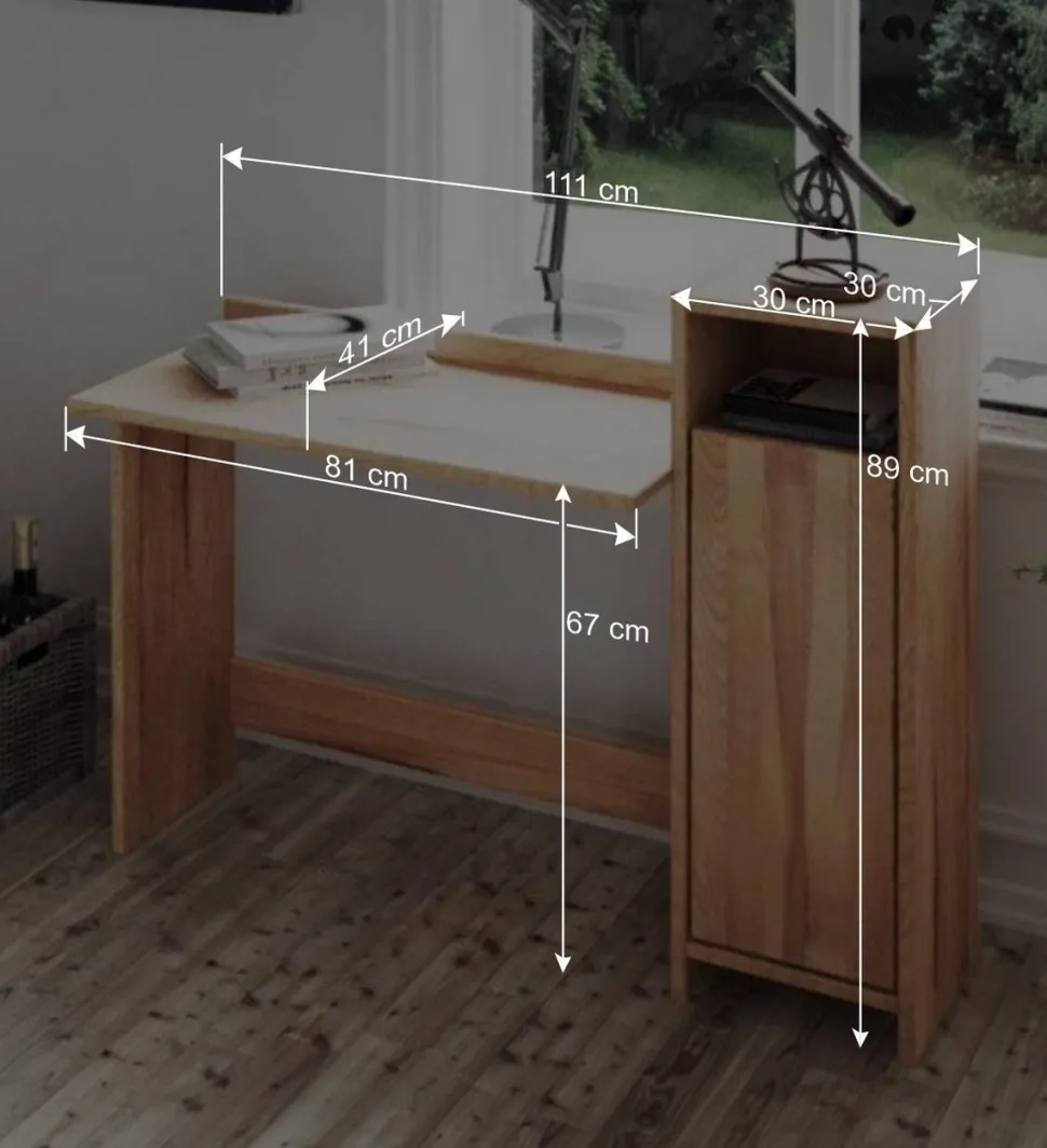 Möbel Set Salomonia mit Schreibtisch (zweiteilig)
