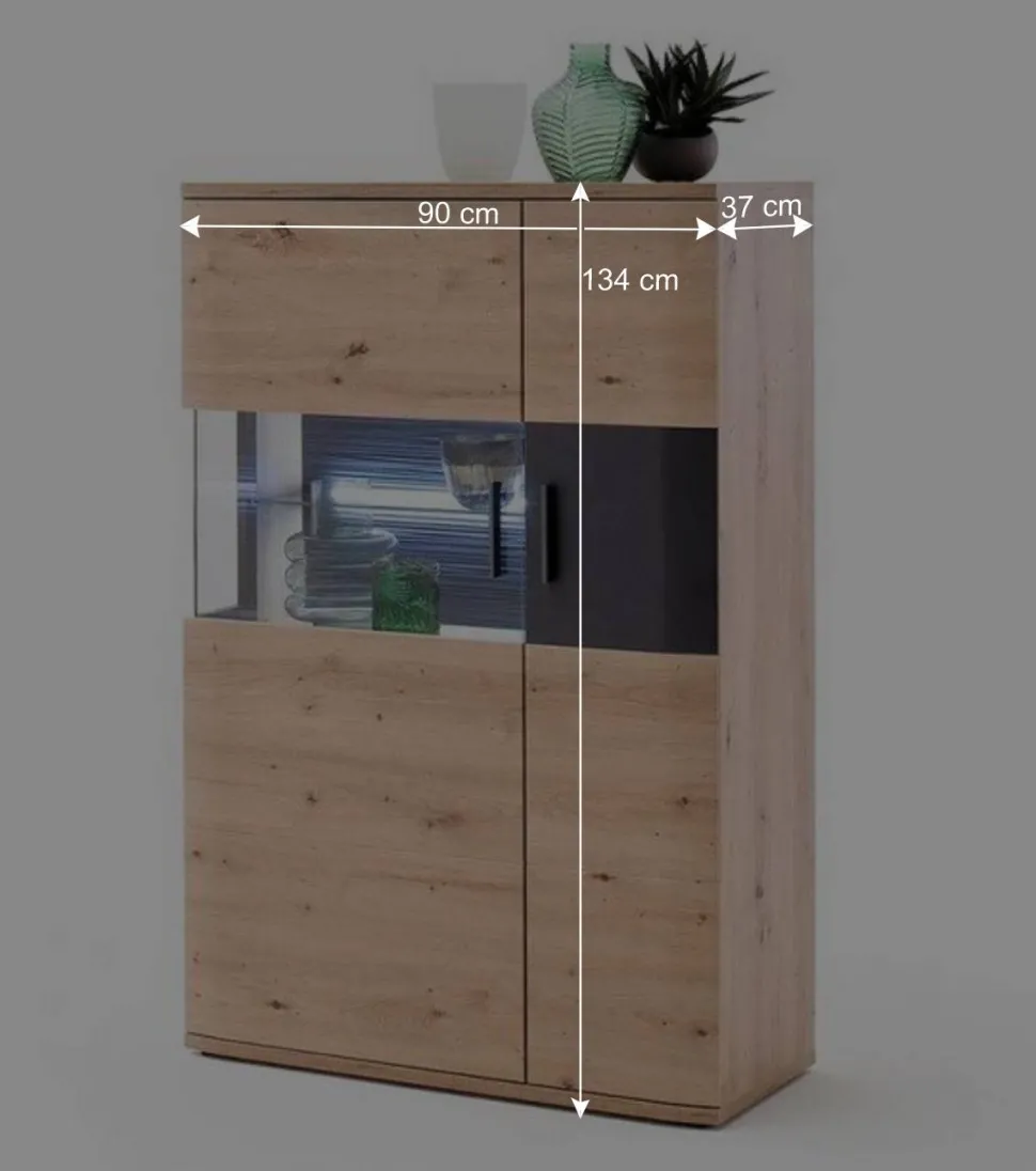 Möbel Wohnkombination Set - Vecenda (vierteilig)