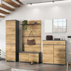 Möbelset für Flur Einrichtung - Orsecca (fünfteilig)