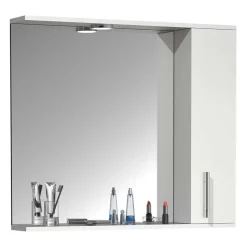 Möbelset fürs Bad in Weiß - Nancyssa (dreiteilig)