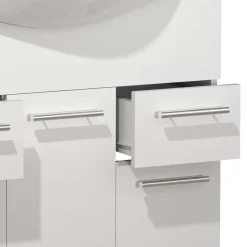 Möbelset fürs Bad in Weiß - Nancyssa (dreiteilig)