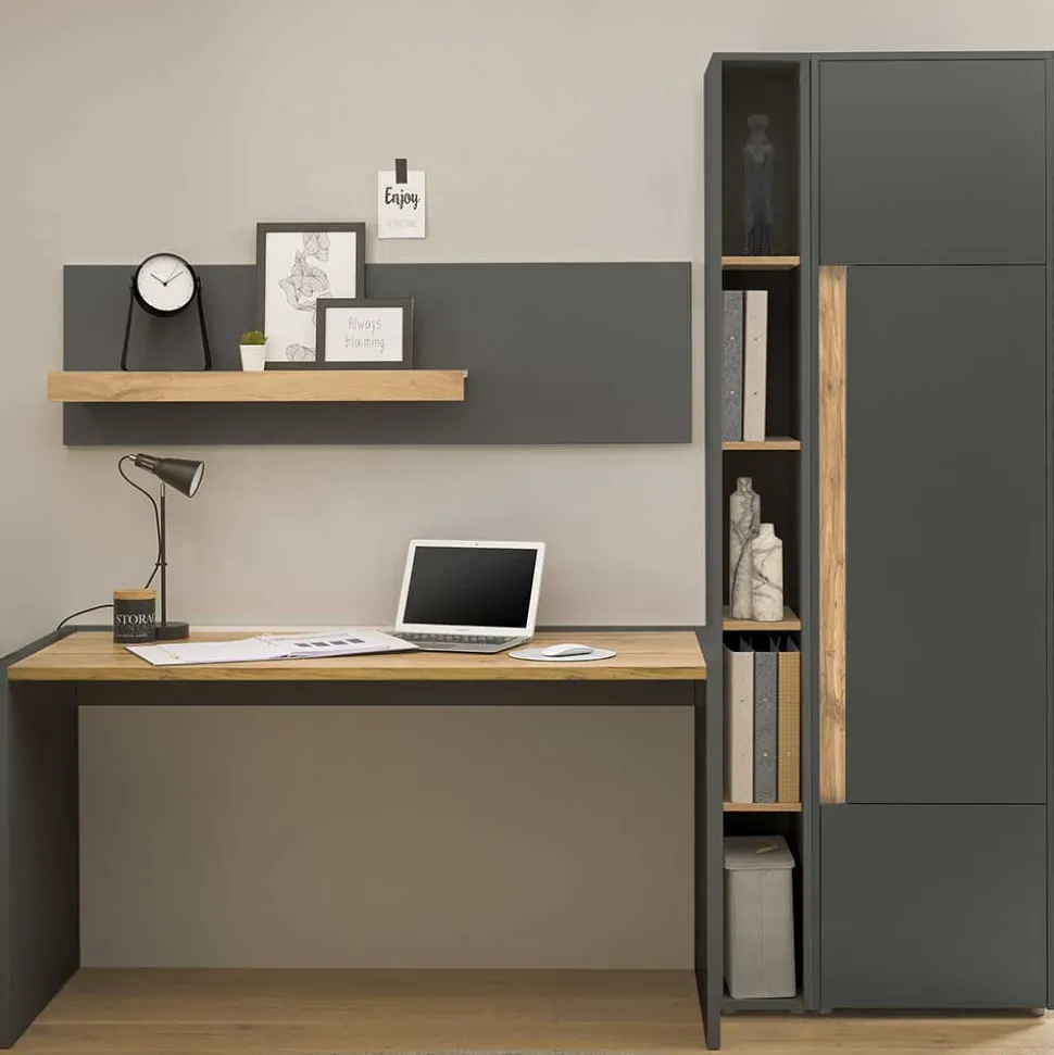 Möbelset fürs Home Office komplett - Ahilav (vierteilig)