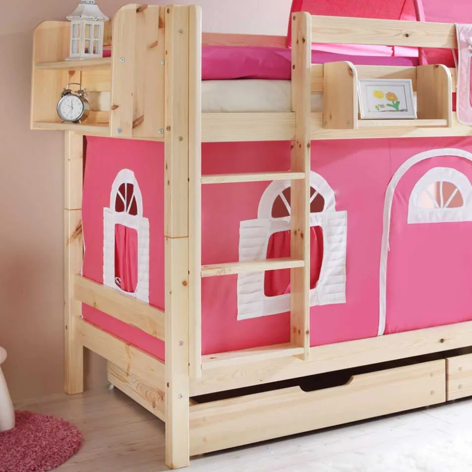 Mädchen Etagenbett Apel in Pink