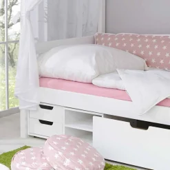 Mädchen Himmelbett Emyta aus Kiefer Massivholz