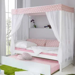 Mädchen Himmelbett Sionara mit Ausziehbett