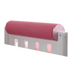 Mädchen Rutsche Stockbett in Weiß Rosa Pink - Telvo