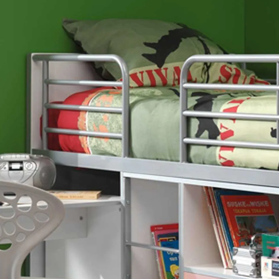 Mädchen-Hochbett Trio in Rosa