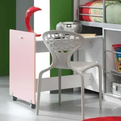 Mädchen-Hochbett Trio in Rosa