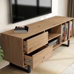 Medien Element in Wildeiche Holzoptik - Priazena