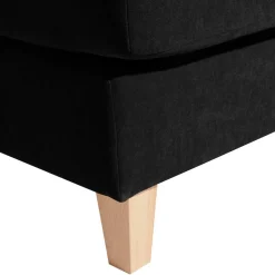 Mega Polstersessel aus schwarzem Velours - Villaro