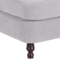 Megasessel in Silbergrau Velours - Bacanova