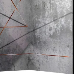 Mehrfarbig bedruckter Paravent 225 cm breit - Embus