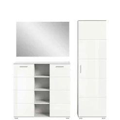 Mehrteilige Flurmöbel in modernem Design - Rugova (dreiteilig)