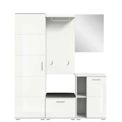 Mehrteilige Garderobenkombination in Hochglanz - Rugova I