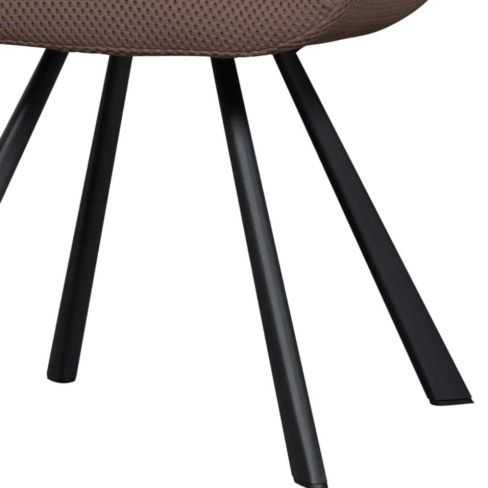 Mesh Polsterstuhl mit Armlehnen - Charlena