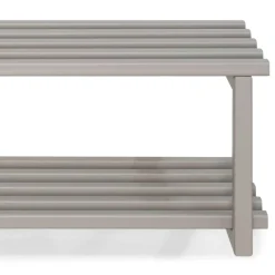 Metall Schuhregal in Taupe - Verinaros