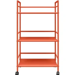 Metall Servierwagen in Orange - Troketta