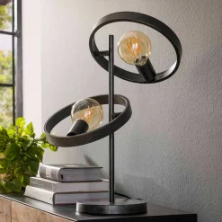 Metall Tischlampe Industry - 2-flammig - Vorenza