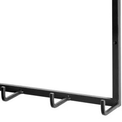 Metall Wandgarderobe mit Hutboden - Breznia