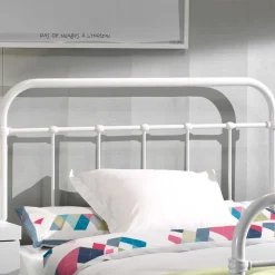 Metallbett Maccles in Weiß