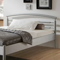 Metallbett Matilda in Grau