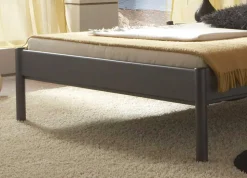 Metallbett Rebeca in Dunkelgrau