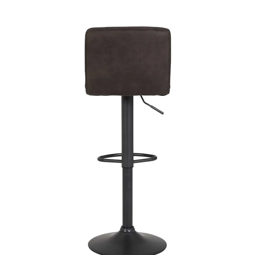 Microfaser Barstuhl in Schlammfarben - Cervasius (2er Set)