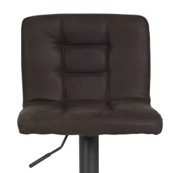 Microfaser Barstuhl in Schlammfarben - Cervasius (2er Set)