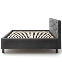Microfaser Doppelbett mit Bettkasten - Canossa